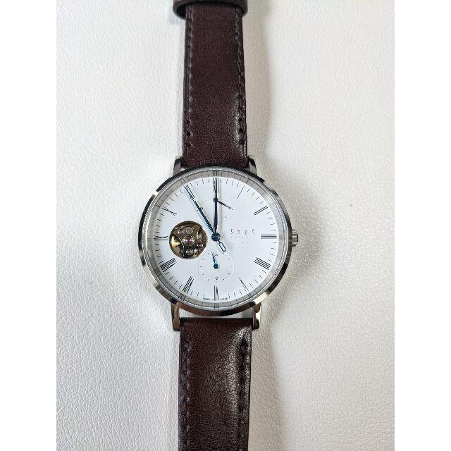 Knot/not(ノットノット)のKnot（ノット）CAP-38SVWH1　機械式時計 メンズの時計(腕時計(アナログ))の商品写真