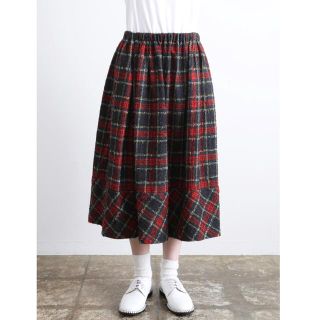 commedesGARCONS コムデギャルソン トリコ チェックロングスカート