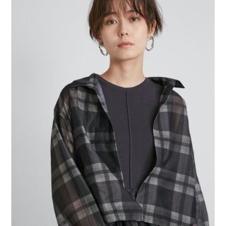 エミアトリエ(emmi atelier)の【emmi atelier】Shirt付ドッキングワンピース 雑誌掲載(ロングワンピース/マキシワンピース)