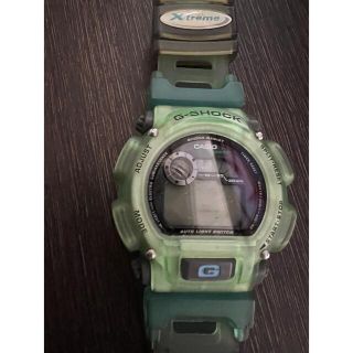 ジーショック(G-SHOCK)のCASIO G-SHOCK クリアグリーン　ジャンク(腕時計(デジタル))