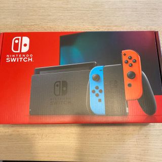 ニンテンドースイッチ(Nintendo Switch)のNintendo Switch 本体　ネオンブルー、ネオンレッド(家庭用ゲーム機本体)