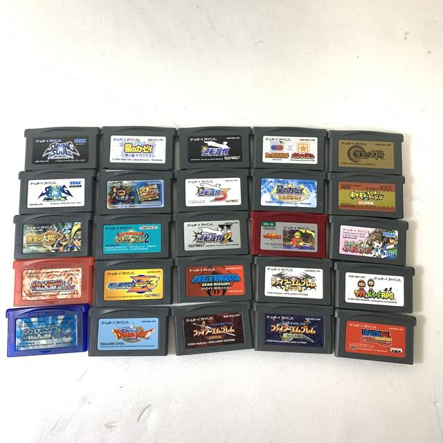 ゲームボーイアドバンスソフト 全25個まとめて USEDジャンク品 ゲームボーイアドバンスソフト 全25個まとめて USEDジャンク品