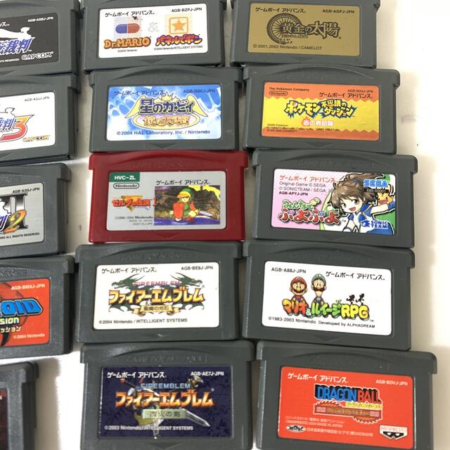 ゲームボーイアドバンスソフト 全25個まとめて USEDジャンク品 ゲームボーイアドバンスソフト 全25個まとめて USEDジャンク品