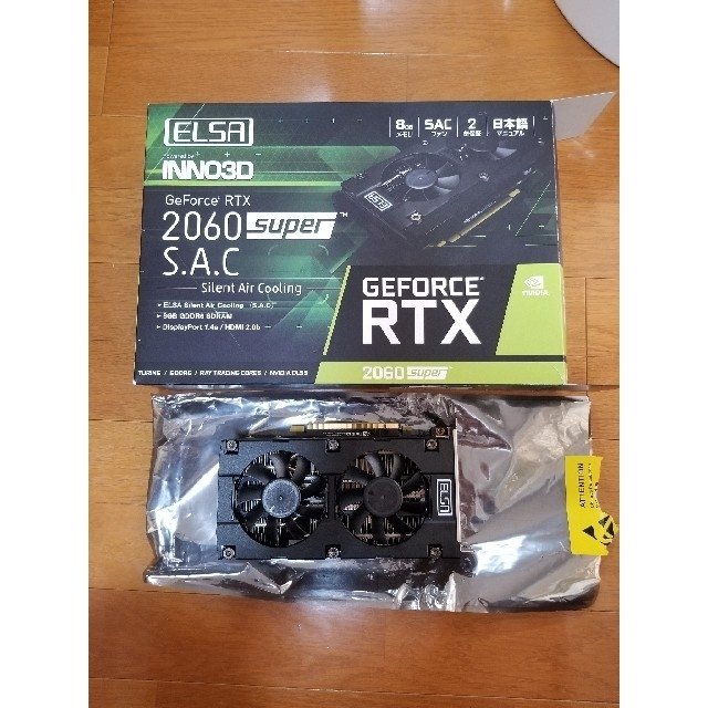 限定販売】 ELSA GeForce 2060 RTX 新品未開封 GeForce 2060Super ...