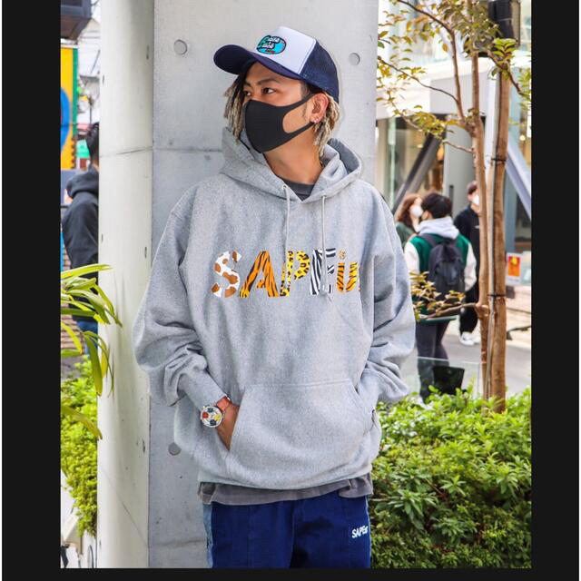 atmos(アトモス)のhy様専用　SAPEur atmos SAFARI LOGO HOODIE メンズのトップス(パーカー)の商品写真