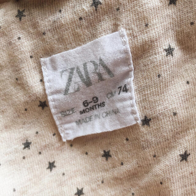 ZARA KIDS(ザラキッズ)のZARAベビー　フェイクファーオールインワン　カバーオール　くま耳 キッズ/ベビー/マタニティのベビー服(~85cm)(カバーオール)の商品写真