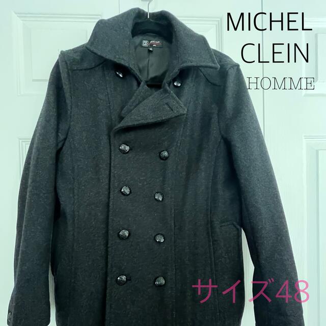 MICHEL KLEIN HOMME(ミッシェルクランオム)のMICHEL CLEIN HOMME ピーコート　Pコート メンズのジャケット/アウター(ピーコート)の商品写真