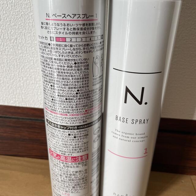 シュリンク付】2本 ナプラ N. エヌドット ベースヘアスプレー1 160g の
