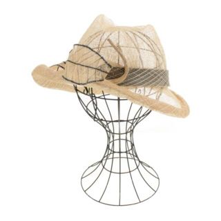 Borsalino ストローハット レディース