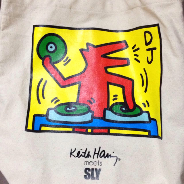 SLY(スライ)のSLY×Keith Haring バック レディースのバッグ(トートバッグ)の商品写真