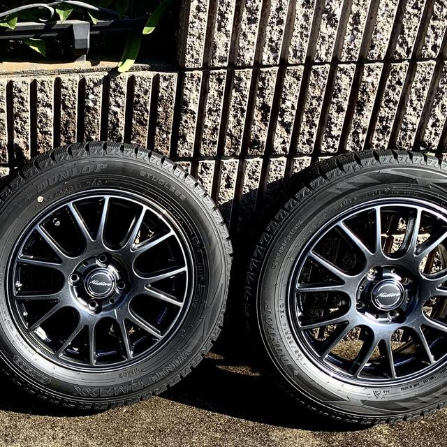 DUNLOP スタッドレスタイヤ、ホイール② 165/65 R14 2本