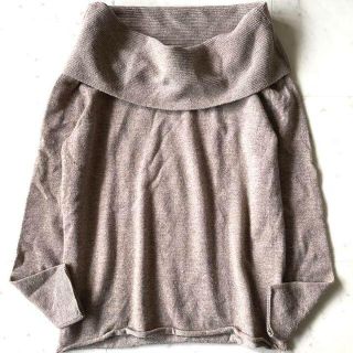 ニジュウサンク(23区)の29 美品＊23区 カシミヤ混 オフタートル セーター モカ サイズ38(ニット/セーター)