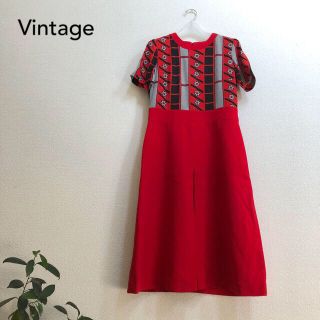 Vintage * レトロワンピースセット(ひざ丈ワンピース)