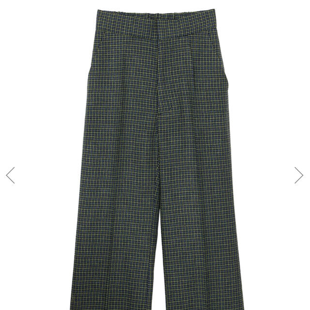 Ameri VINTAGE(アメリヴィンテージ)のUND COLOR CHECK ROLL UP WIDE PANTS レディースのパンツ(カジュアルパンツ)の商品写真