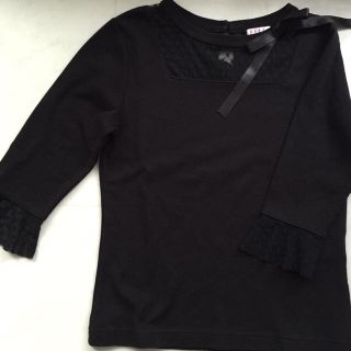 エル(ELLE)の♡美品 ELLE リボン&レース  カットソー 150サイズ♡(Tシャツ/カットソー)