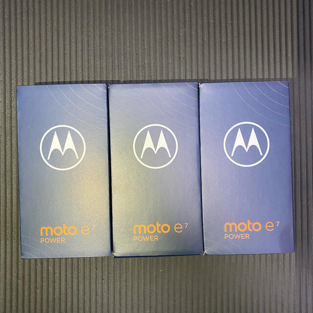 【新品未開封】MOTOROLA moto e7 power ３台