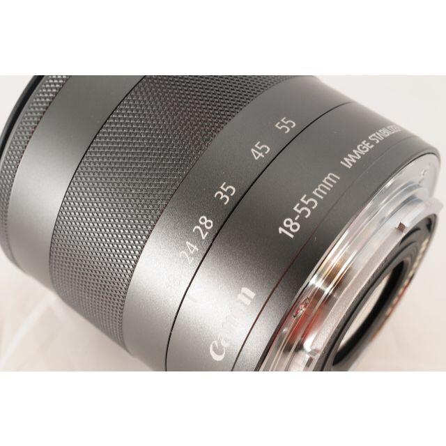 Canon(キヤノン)の【フィルター付】Canon EF-M 18-55mm IS STM 手振補正あり スマホ/家電/カメラのカメラ(レンズ(ズーム))の商品写真