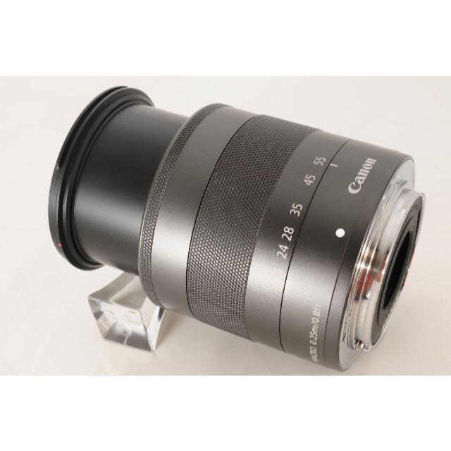 Canon(キヤノン)の【フィルター付】Canon EF-M 18-55mm IS STM 手振補正あり スマホ/家電/カメラのカメラ(レンズ(ズーム))の商品写真