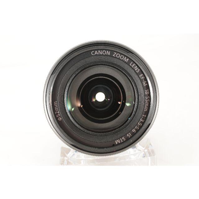 Canon(キヤノン)の【フィルター付】Canon EF-M 18-55mm IS STM 手振補正あり スマホ/家電/カメラのカメラ(レンズ(ズーム))の商品写真