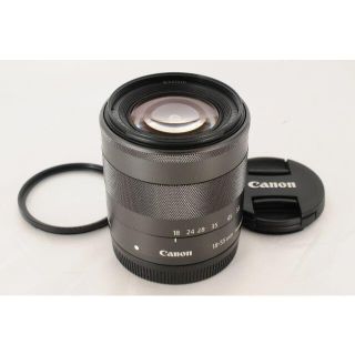 キヤノン(Canon)の【フィルター付】Canon EF-M 18-55mm IS STM 手振補正あり(レンズ(ズーム))