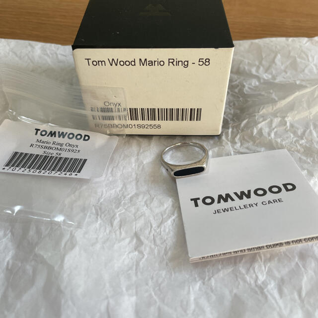 常田着《 Tom Wood 》Mario Ring Malachite 60