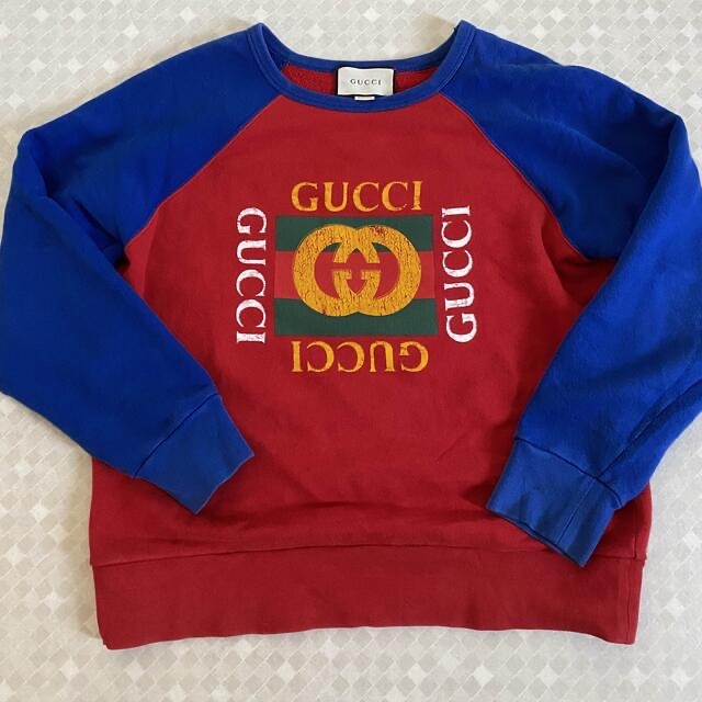 Gucci(グッチ)のジャスティンビーバー着 GUCCI ロゴ スウェット メンズのトップス(スウェット)の商品写真