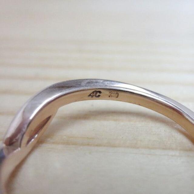 4℃(ヨンドシー)の4℃　K10　ピンクサファイアリング レディースのアクセサリー(リング(指輪))の商品写真