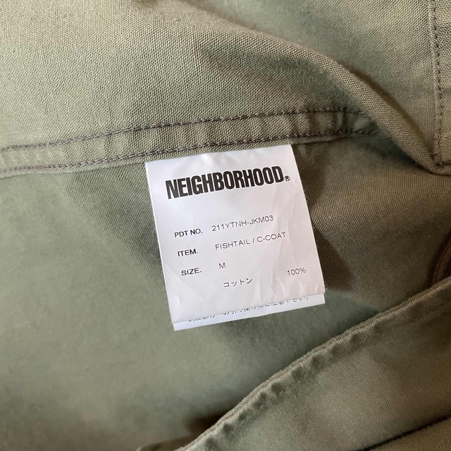 NEIGHBORHOOD - 21SS NEIGHBORHOOD FISHTAIL / C-COAT Mサイズの NEIGHBORHOOD - 21SS NEIGHBORHOOD FISHTAIL / C-COAT Mサイズの