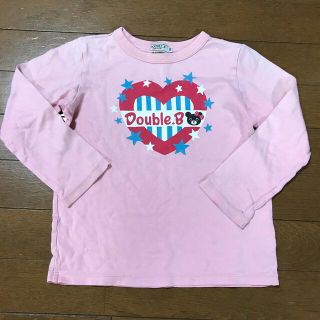 ダブルビー(DOUBLE.B)の＊同梱150円＊ MIKIHOUSE DOUBLE.B 120 長袖 女の子(Tシャツ/カットソー)