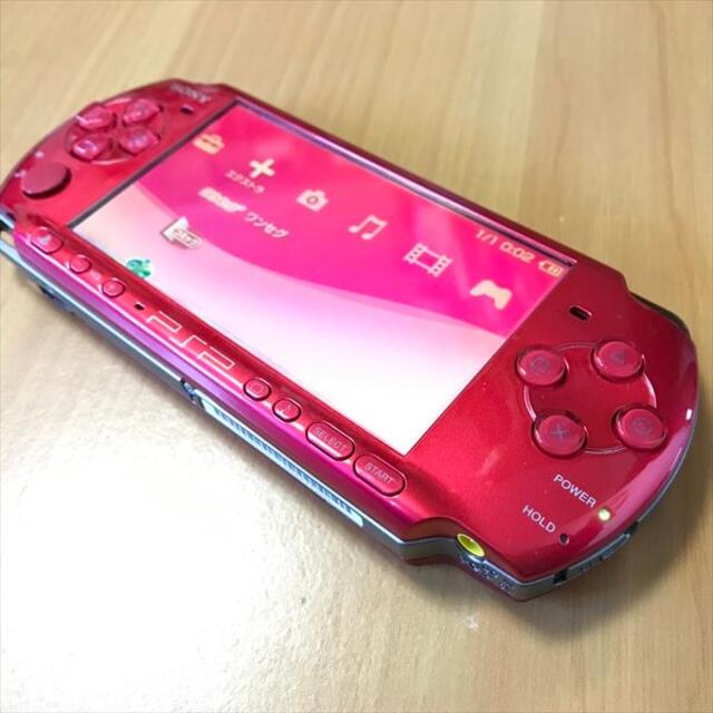 新品バッテリー SONY プレステ・ポータブル レッド PSP-3000(2)