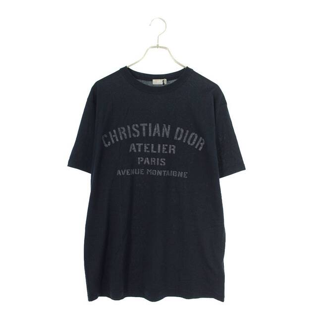 人気商品の Dior M メンズ アトリエロゴプリントオーバーサイズTシャツ