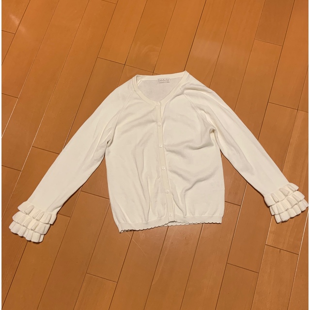 カーディガン付きワンピース　150 キッズ/ベビー/マタニティのキッズ服女の子用(90cm~)(ドレス/フォーマル)の商品写真