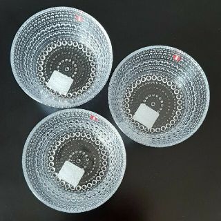 イッタラ(iittala)のcoco様専用　イッタラ　カステヘルミ　クリア　ボウル 230ml　3個セット(食器)