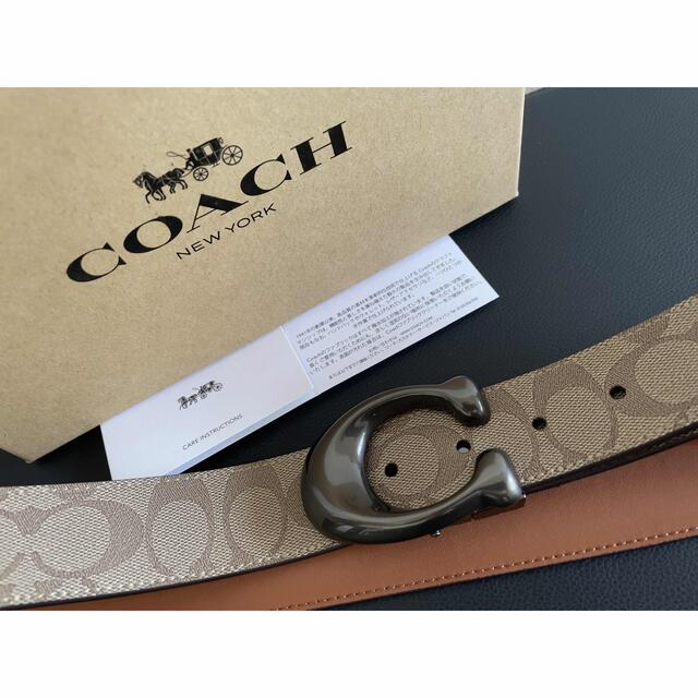 COACH - 正規品コーチスカルプテッドシグネチャーフリーサイズ ...