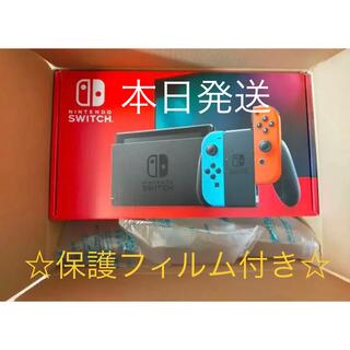 Nintendo Switch 本体 (ニンテンドースイッチ) 【Joy-Con (L) ネオン ...