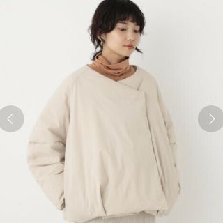 ブラックバイマウジー(BLACK by moussy)の美品ブラックバイマウジー　コクーンダウンショートコート　ダウンジャケット(ダウンジャケット)