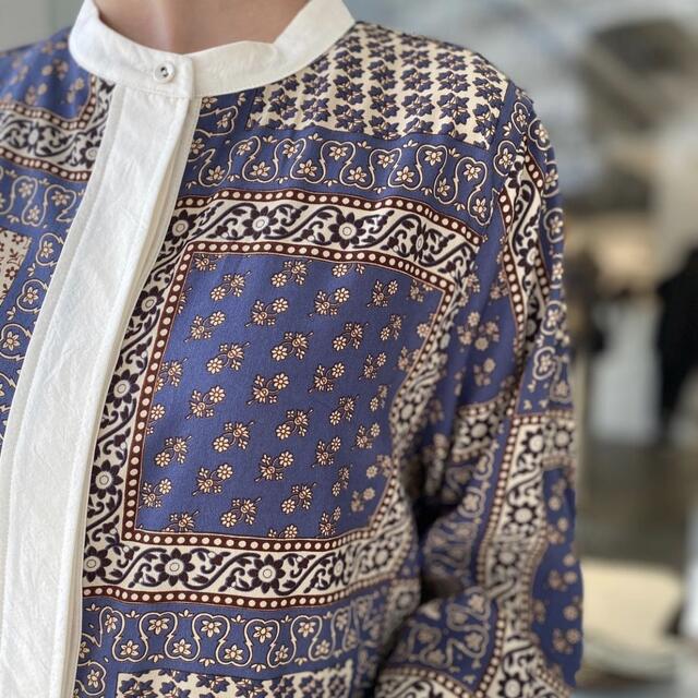 todayful Standcollar Paisley Shirts