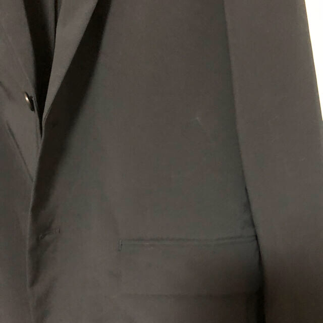 UNIQLO(ユニクロ)の感動ジャケットセットアップMウールライクネイビー　専用出品 メンズのスーツ(セットアップ)の商品写真