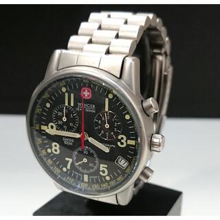 ウェンガー(Wenger)の1124a WENGER ウェンガー 536.0765 クロノグラフ 腕時計(腕時計(アナログ))