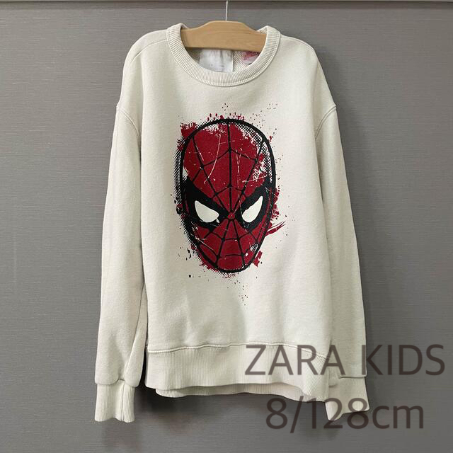 ZARA KIDS ZARA KIDS】スパイダーマン トレーナー size 8/128cm の通販 by superfly's shop｜ ザラキッズならラクマ