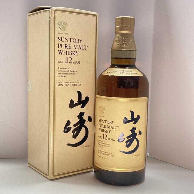 古酒 未開栓 サントリー ピュアモルトウイスキー 山崎 12年 750ml