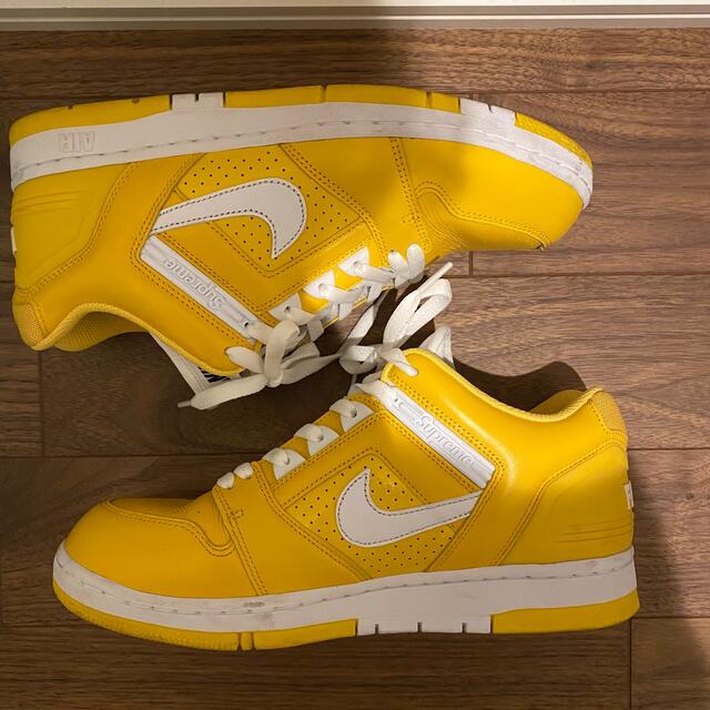 美品 SUPREME × NIKE SB AIR FORCE 2 yellow