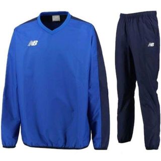 ニューバランス(New Balance)の新品★ニューバランス 長袖 ピステジャケット パンツ 上下セット(M)青紺★お得(ナイロンジャケット)