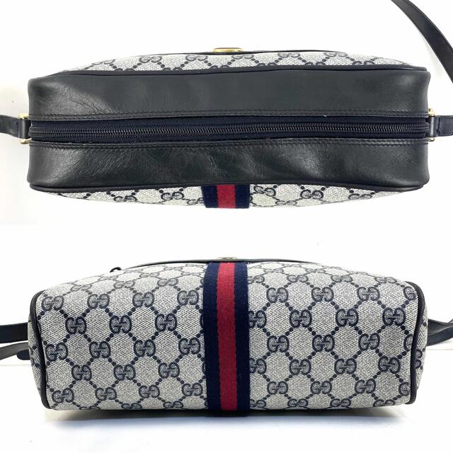 ☆美品 GUCCI グッチ オールドグッチ ショルダーバッグ ネイビー smk