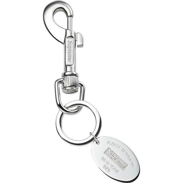 ステッカー付き Supreme Tiffany & Co Keyring ①