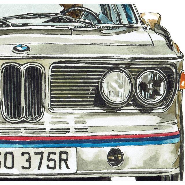 GC-237 BMW i8限定版画 直筆サイン有 額装済●作家 平右ヱ門