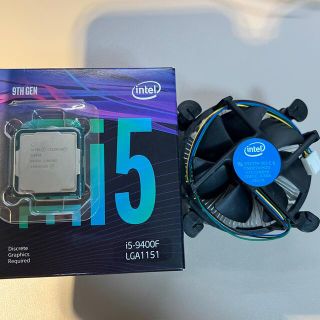 Celeron G3930 使用済みクーラー付(PCパーツ)