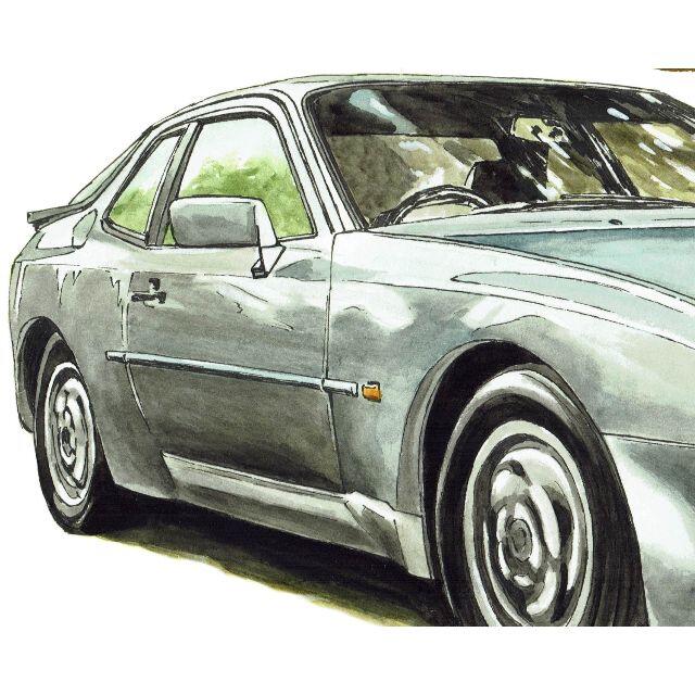 GC-455ポルシェ911/944限定版画サイン額装作家平右ヱ門 7