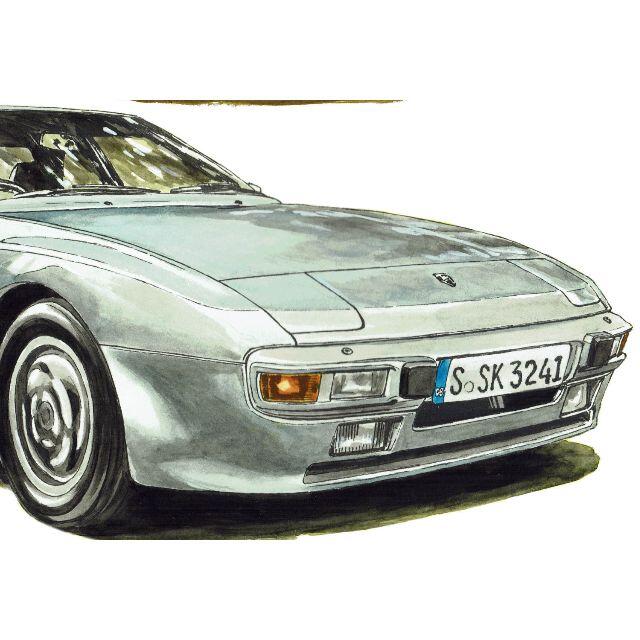 GC-455ポルシェ911/944限定版画サイン額装作家平右ヱ門 8