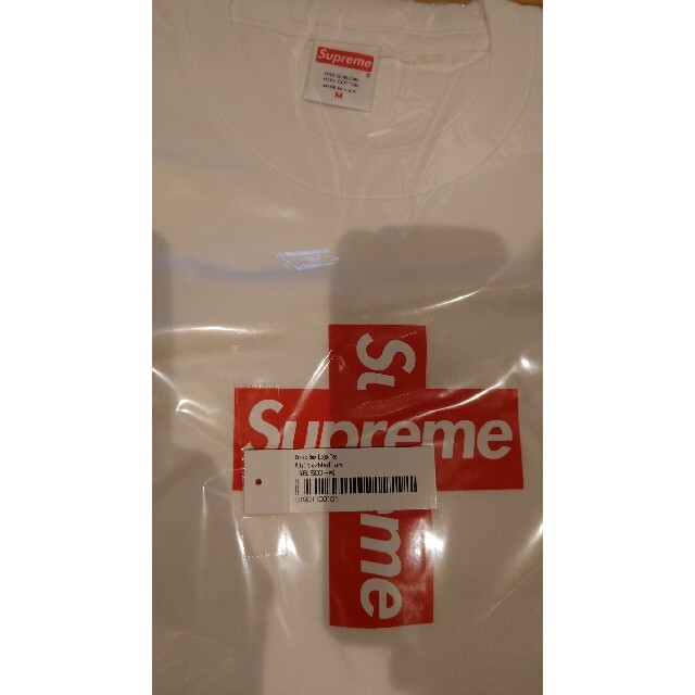 20AW Supreme Cross Box Logo Tee 白 M 新品